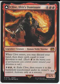 MTG Magic the Gathering Clive, Ifrit's Dominant Final Fantasy Pack Fresh - Image 1