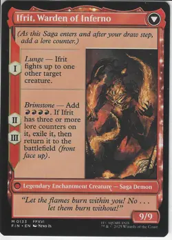 MTG Magic the Gathering Clive, Ifrit's Dominant Final Fantasy Pack Fresh - Image 2