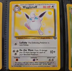 Pokemon TCG Wigglytuff Jungle 32/64 Non Holo Rare Vintage WotC 1999 - Image 1