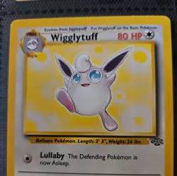 Pokemon TCG Wigglytuff Jungle 32/64 Non Holo Rare Vintage WotC 1999 - Image 2