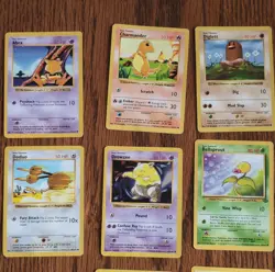 Pokemon Base Set 18 Card Lot Wizards of the Coast 1999 Abra Charmander Diglett - Image 4
