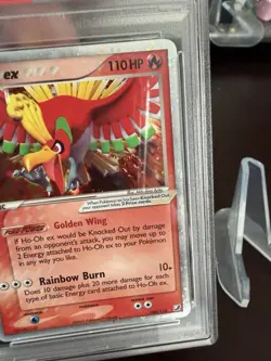 2005 Pokemon Ex Ho-oh Unseen Forces Psa 5 With Swirl - Image 2