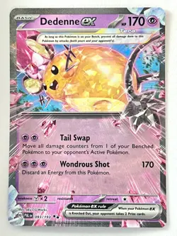 Dedenne ex 093/193 Double Rare Paldea Evolved Pokemon - Pack Fresh Near Mint NM - Image 1
