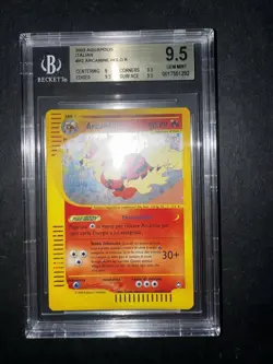 Pokemon Arcanine H2/H32 Aquapolis Holo ITA BGS 9.5 - No Charizard Crystal - Image 1