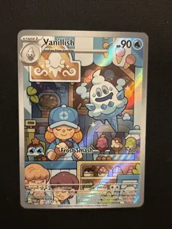 Pokemon TCG Vanillish Illustration Rare Paradox Rift 190/182 - Image 1