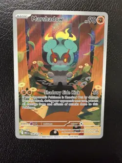 Pokemon TCG Mega Evolution 146/132 Marshadow Illustration Rare NM - Image 1