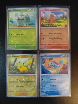 Pokemon 151 Costco Exclusive Cosmos Promo Set of 4 - NM - Image 1