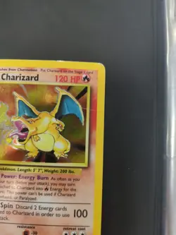 Pokemon TCG Base Set Charizard Holo Rare - Image 3