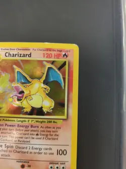 Pokemon TCG Base Set Charizard Holo Rare - Image 4