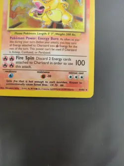 Pokemon TCG Base Set Charizard Holo Rare - Image 5