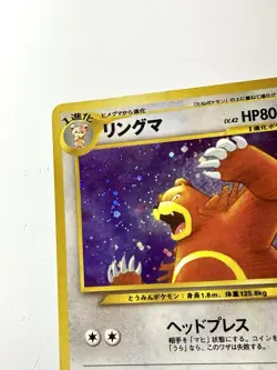 Ursaring 217 Japanese Holo Rare Vintage Pokemon Card Neo Discovery Old Back NM - Image 2