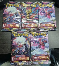 5x Pokemon TCG Lost Origin Sleeved Booster Pack ✨ NEW FACTORY SEALED - Image 1