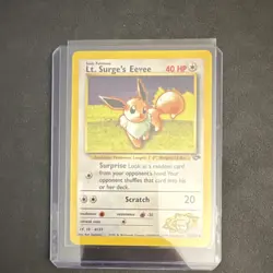 Wizards of the Coast Pokemon Lt. Surge's Eevee Gym Challenge 51/132 Uncommon - Image 1