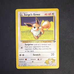 Wizards of the Coast Pokemon Lt. Surge's Eevee Gym Challenge 51/132 Uncommon - Image 2