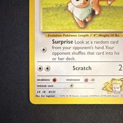 Wizards of the Coast Pokemon Lt. Surge's Eevee Gym Challenge 51/132 Uncommon - Image 3