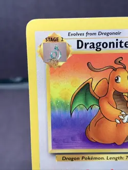 Pokemon TCG Dragonite 19/62 Fossil Set Unlimited Non Holo Rare WOTC VTG 1999 MP - Image 2