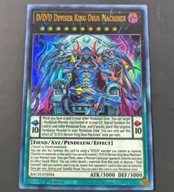 Yu-Gi-Oh! D/D/D Deviser King Deus Machinex Ultra Rare 1st Edition BACH-EN044 NM - Image 1