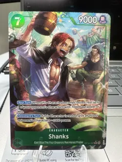 One Piece CCG Shanks OP14-027 Alt Art R The Azure Sea's Seven English - Image 1