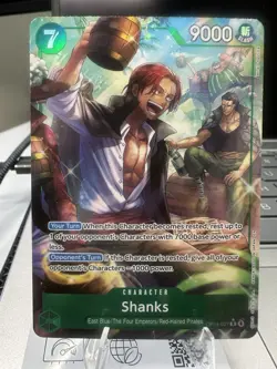 One Piece CCG Shanks OP14-027 Alt Art R The Azure Sea's Seven English - Image 2