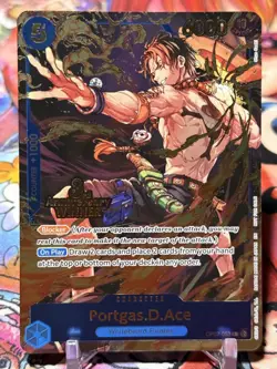 PORTGAS D ACE - One Piece TCG OP07-053 - WINNER 3rd Anniversary PROMO - Image 1