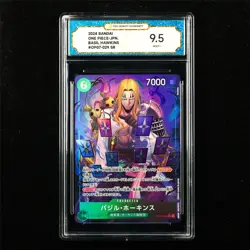 TQG 9.5 MINT+ 2024 One Piece JPN Basil Hawkins OP07-029 SR - Image 1