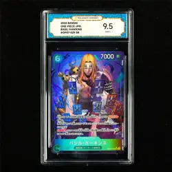 TQG 9.5 MINT+ 2024 One Piece JPN Basil Hawkins OP07-029 SR - Image 2