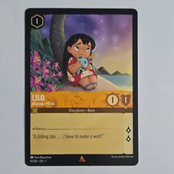 Disney Lorcana Lilo Making a Wish Rare Amber The First Chapter 9/204 - Image 1
