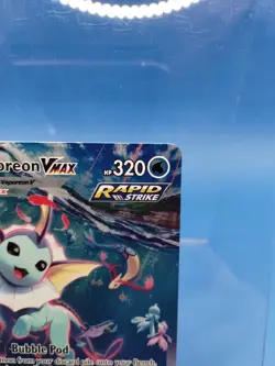 Pokemon TCG Vaporeon VMAX SWSH182 Black Star Promo Card NM Condition - Image 2