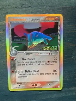 Pokemon TCG Salamence EX Delta Species STAMPED 14/113 Holo Card 2005 English - Image 2