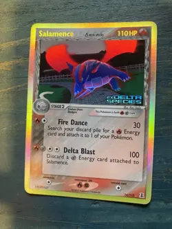 Pokemon TCG Salamence EX Delta Species STAMPED 14/113 Holo Card 2005 English - Image 3