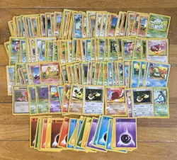 135X CARDS Vintage WOTC Pokemon TCG Bundle Job lot - Heavy Play / Damaged - Image 1
