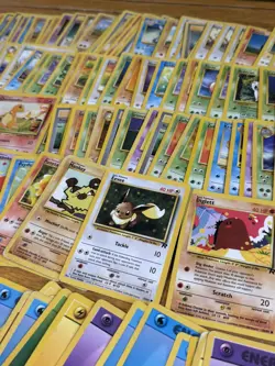 135X CARDS Vintage WOTC Pokemon TCG Bundle Job lot - Heavy Play / Damaged - Image 2