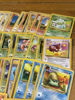 135X CARDS Vintage WOTC Pokemon TCG Bundle Job lot - Heavy Play / Damaged - Image 3
