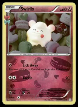 Pokemon Cards Swirlix RC19/RC32 Reverse Holo Generations Uncommon NM - Image 1