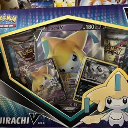 POKEMON JIRACHI V BOX, Oversized, Foil Cards & Booster Packs SEALED NEW. - Image 1