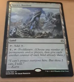 Karn's Bastion - Foil WAR LP MTG - Image 1