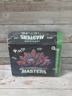 Magic: The Gathering Commander Masters Collector Booster Box SEALED 4 Packs 195166216683 - Image 1