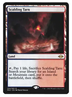 Magic The Gathering Modern Horizons 2 MH2 2021 #254 Scalding Tarn NM x1 LOT2 - Image 1