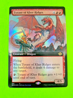 MTG The Brothers' War ( Tyrant of Kher Ridges ) FOIL Extended Art 341 - Image 1