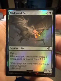 Mirkwood Bats Lord of the Rings Foil 95 NM - Image 1