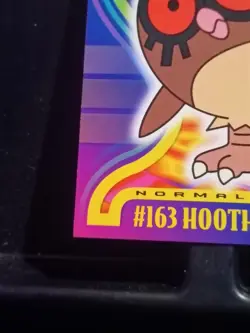 Topps Pokemon Johto Series 1 Non Holo #163 Hoothoot LP - Image 2