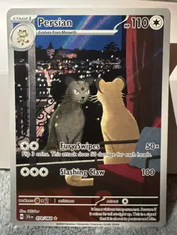 Pokemon Persian Illustration Rare Card 078/064 Shrouded Fable - Image 1