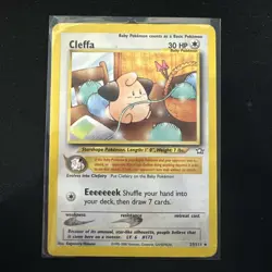 Neo Genesis #020/111 Cleffa Pokemon Moderately Played - Image 1