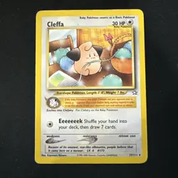 Neo Genesis #020/111 Cleffa Pokemon Moderately Played - Image 2