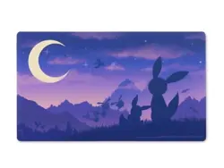 Pokemon Center Exclusive Playmat: Eevee & Umbreon Twilight Playmat - Image 2