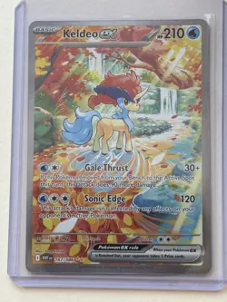 Pokemon Keldeo ex 167/086 SV: White Flare Special Illustration Rare (SIR) Holo - Image 1