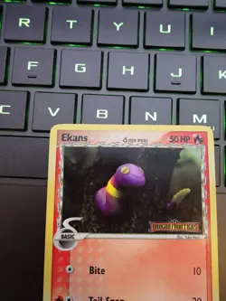 Pokemon TCG Ekans 47/101 EX Dragon Frontiers Stamped Reverse Holo 2006 LP - Image 3