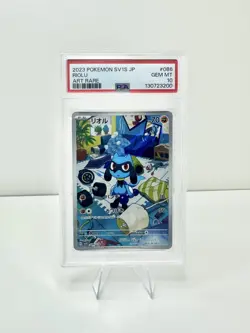PSA 10 Riolu AR 086/078 SV1s Art Rare Japanese Pokemon Gem Mint - Image 1