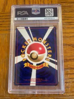 1998 POKEMON JPN GYM #112 BROCK'S RHYDON-HOLO PSA 8 - Image 2