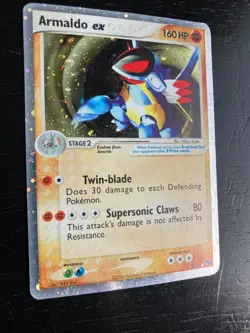 Pokemon Holo Armaldo ex 16/17 Pop Series 1 Excellent - Lightly Played Condition - Image 2